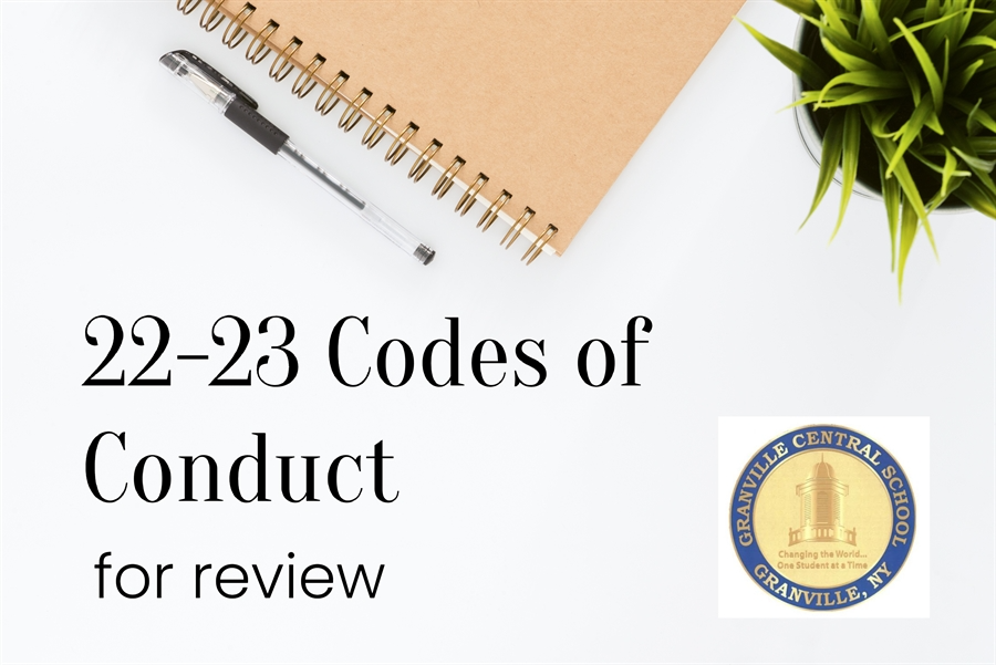 22-23 Codes of Conduct for Review
