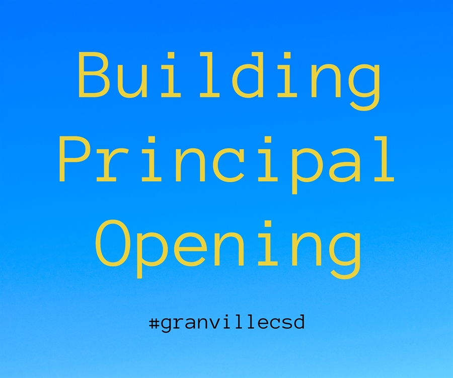 Building Principal Opening